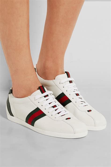 Gucci white leather sneakers